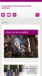 Mobile Screenshot of ev-kirche-endingen.de